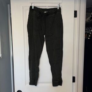 Bella Dahl Olive Green Jogger Pants